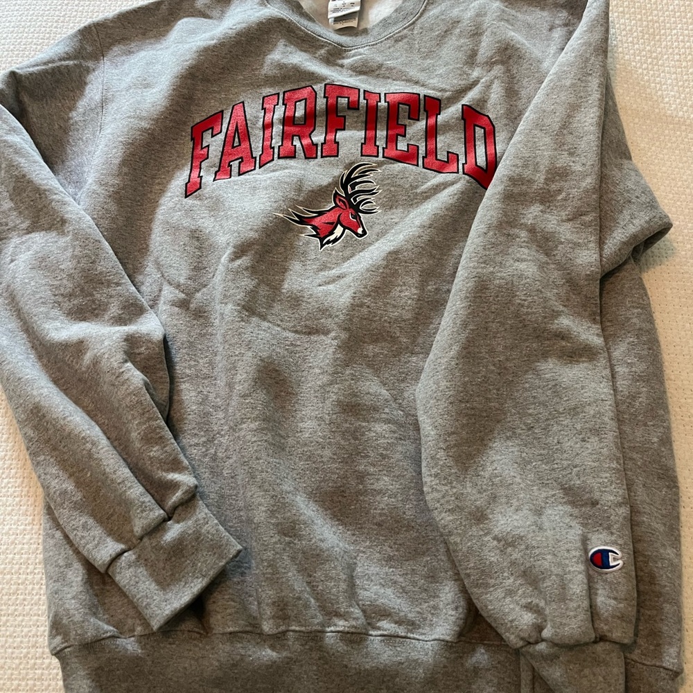 Fairfield University Champion Gray Crewneck